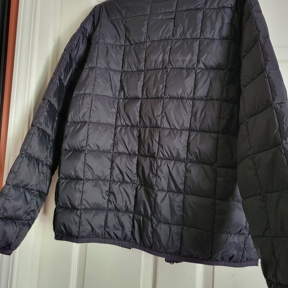 Fitted Lightweight Quilted Puffer Black Jacket Water Resistant - Picture 10 of 10